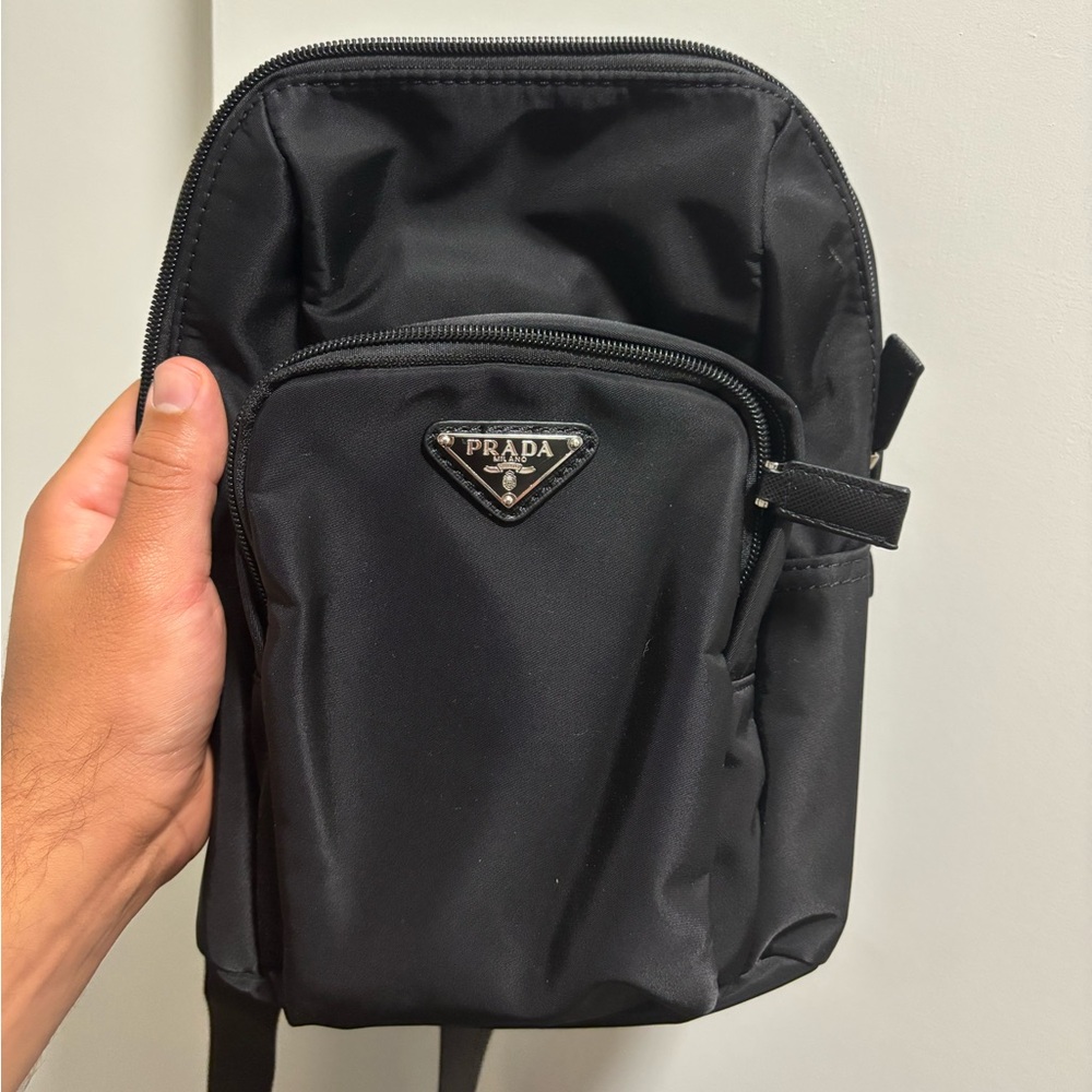 Prada Men's Black sling/bag
